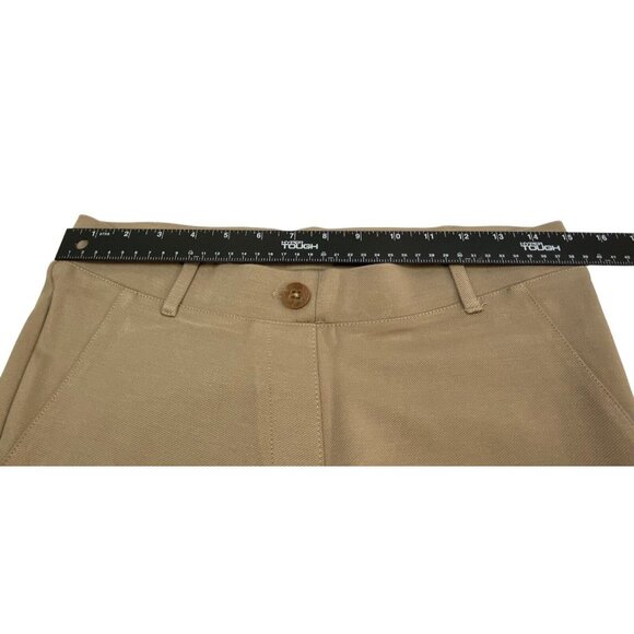 BETABRAND Women Bootcut Pants Pull On Sz MP Khaki Yoga Trousers Casual 68-14 - Picture 10 of 10